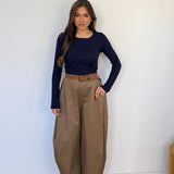 Pantalone Janixe 2603-CAMEL SCURO