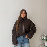Giubbino Ester 51071- MARRONE