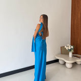 Vestito Fiorella 60558- COBALTO