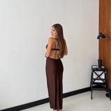 Abito Priscilla 54645- MARRONE