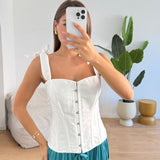 Corpetto Dayane 007-BIANCO