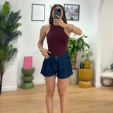 Shorts Lyana  3S - DENIM SCURO