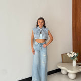 Jeans Rose 0526- DENIM CHIARO