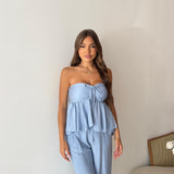 Coordinato Alylah 7018 - CELESTE
