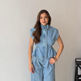 Coordinato Zaira JUSTWEST C001 - DENIM