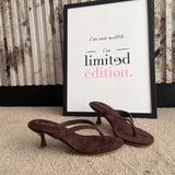 Sandali Infradito S060462 - MARRONE