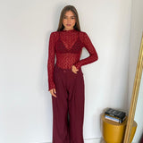 Maglia Carol 0555-BORDEAUX