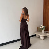 Abito Chloè 12955- MARRONE