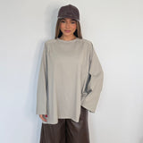 Maxi maglia Lolly 45252/2643-GRIGIO