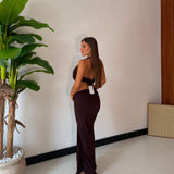 Coordinato Schaty 6093- MARRONE