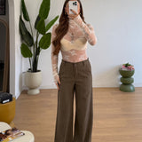 Pantalone Billie 11395 - VERDE MILITARE