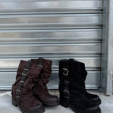Anfibio Chelsea DF9018- MARRONE