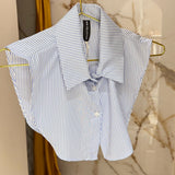 Colletto di camicia Layla 9088 - CELESTE