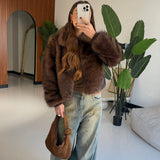 Pelliccia Dafne 8745 - MARRONE