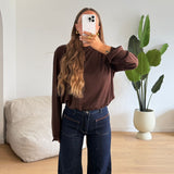 Maglia Ivon 5478-MARRONE