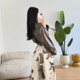 Giubbino Layla 6675-MARRONE