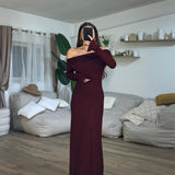 Abito Karyn 23320 (bordeaux) - Frida Shop