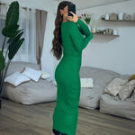 Abito Lidia 11306 (verde) - Frida Shop