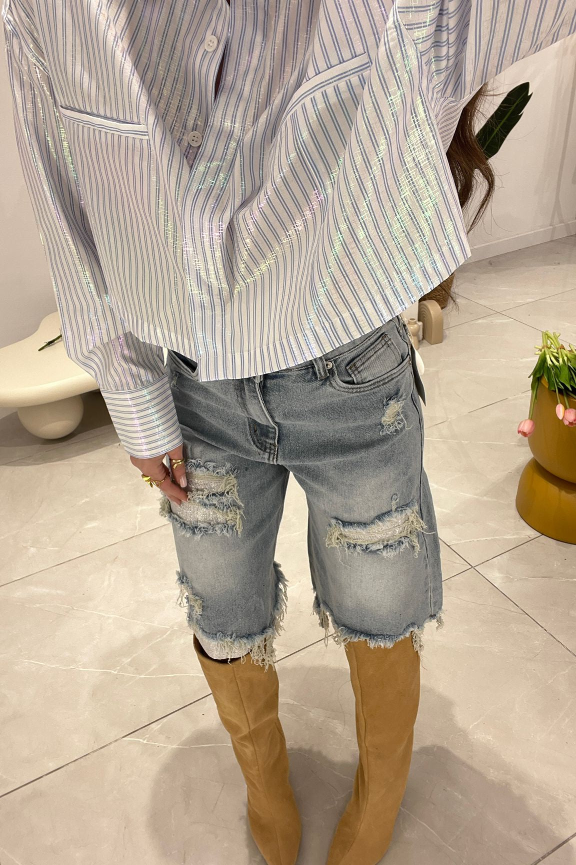 Camicia by Lumina 240314 (celeste) - Frida Shop