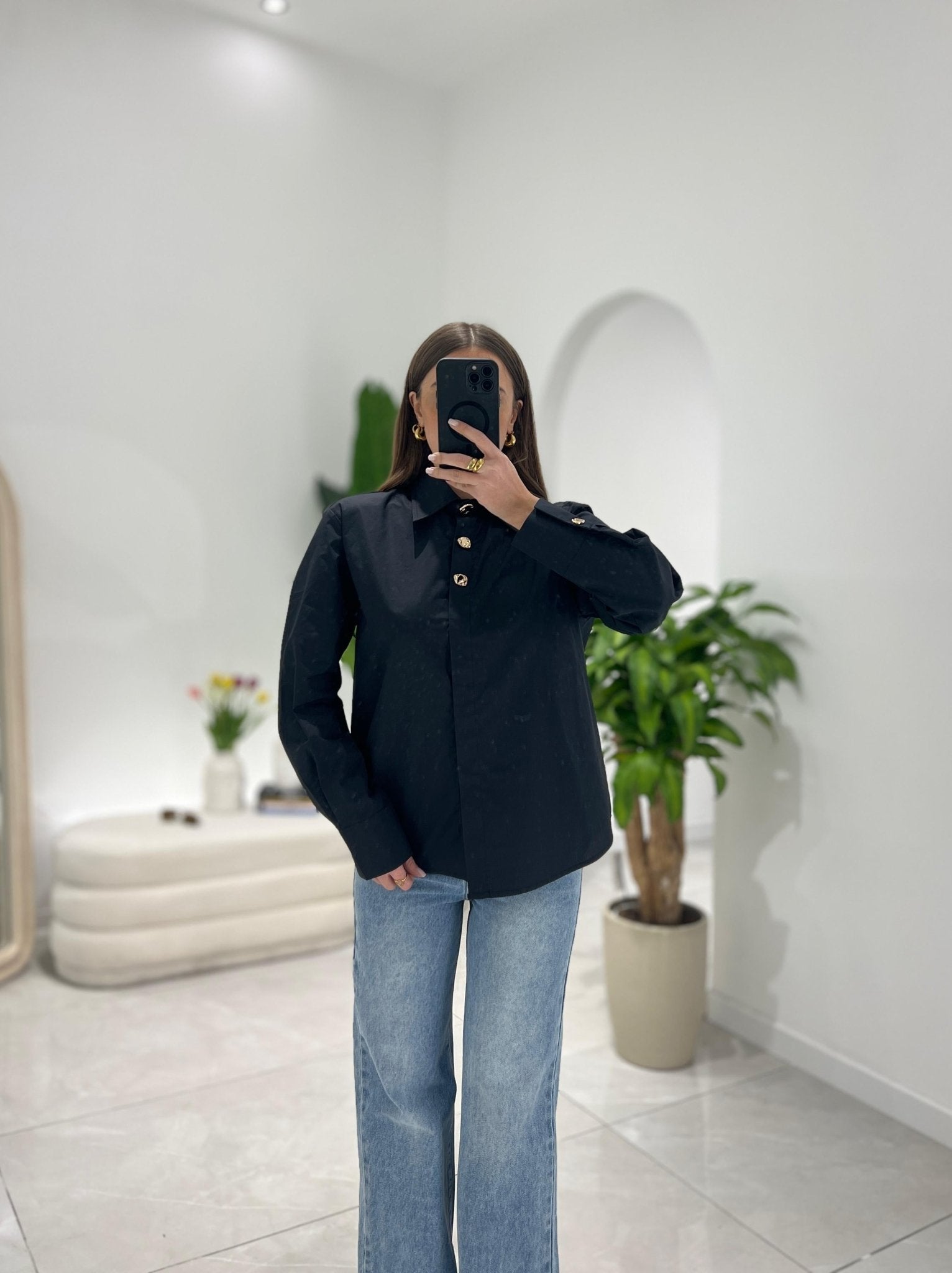 Camicia by Lumina 240399 (nero) - Frida Shop