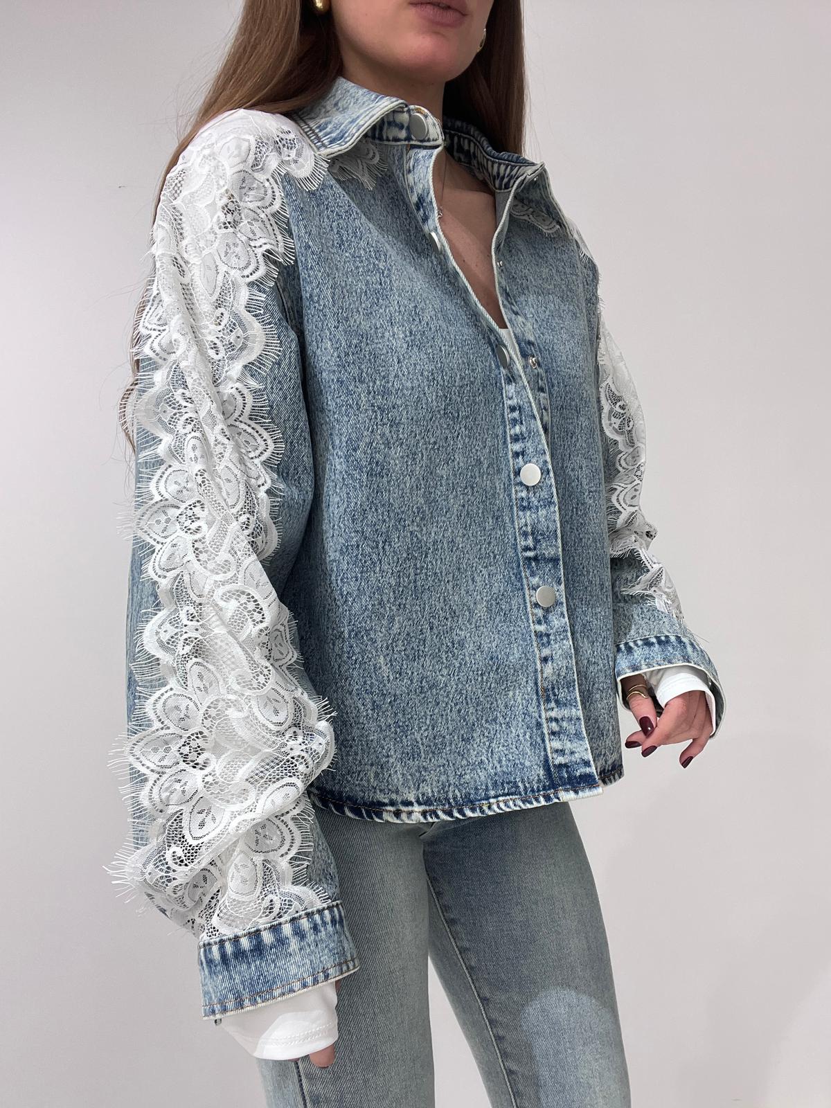 Camicia Greta FR - 127100 - DENIM - Frida Shop