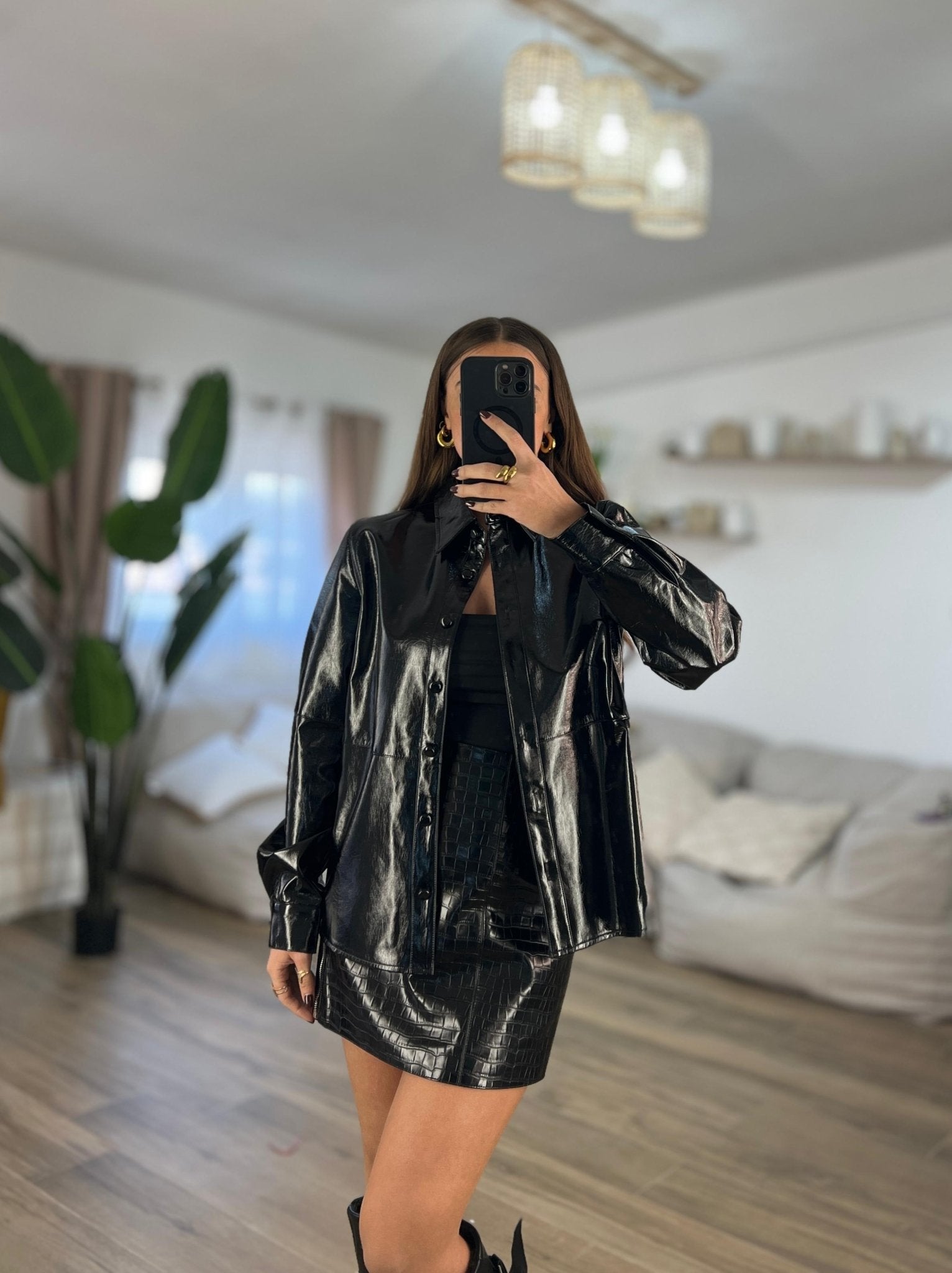 Camicia katrine 9623 (nero) - Frida Shop