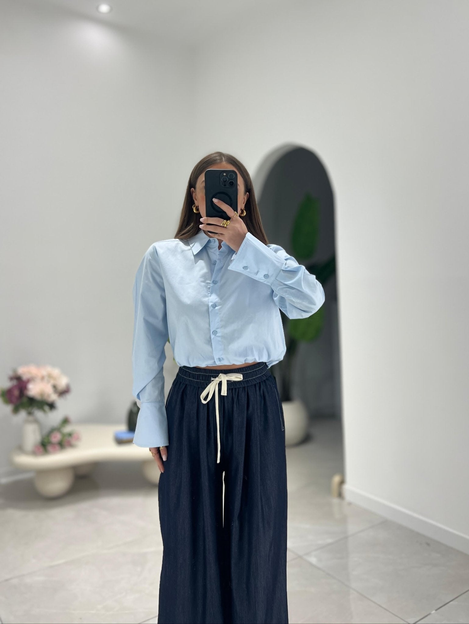 Camicia Mia 4772 (Azzurro) - Frida Shop