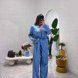 Coordinato Lien VTGC32 (celeste) - Frida Shop