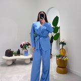 Coordinato Lien VTGC32 (celeste) - Frida Shop