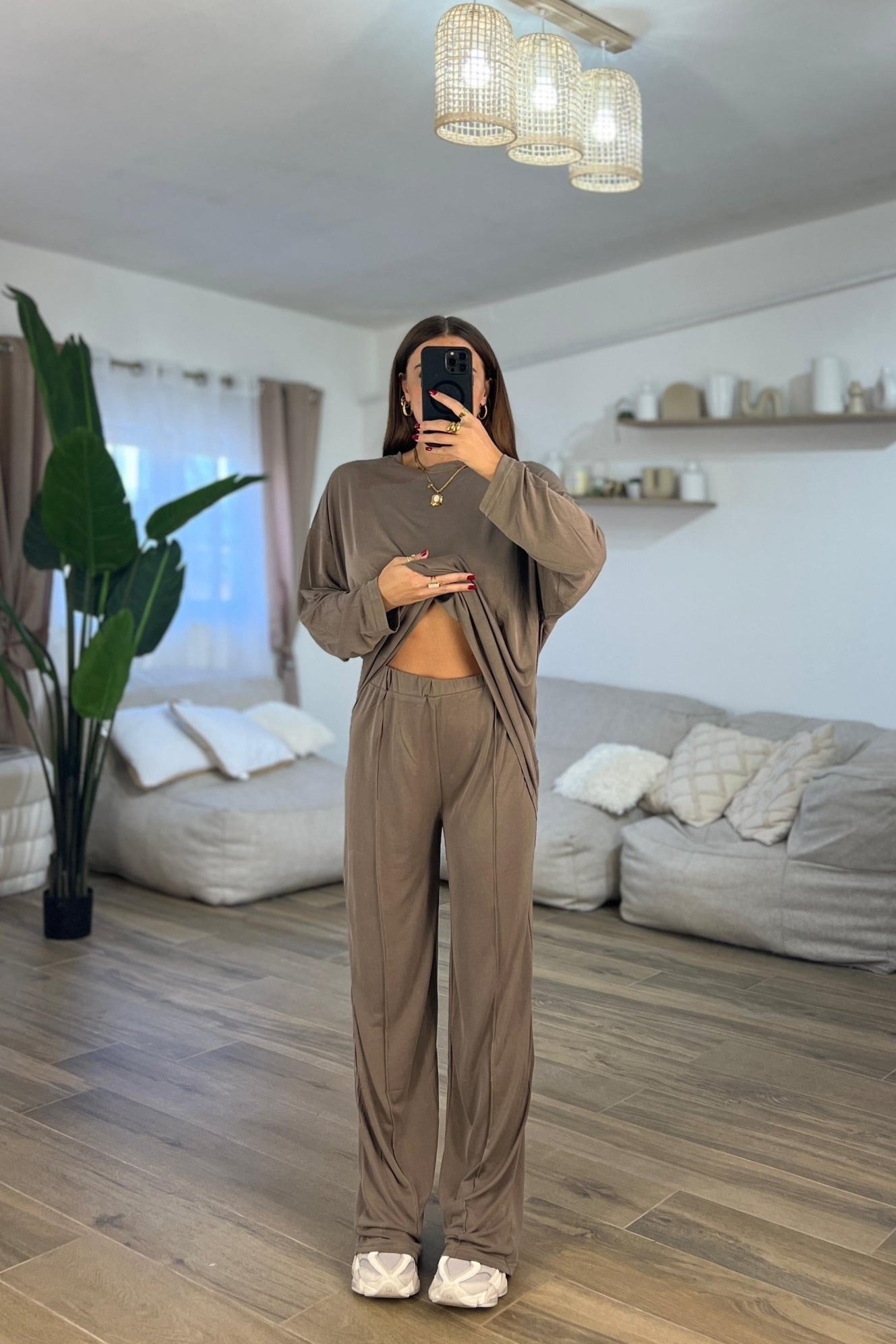 Coordinato Morena 2428(camel) - Frida Shop