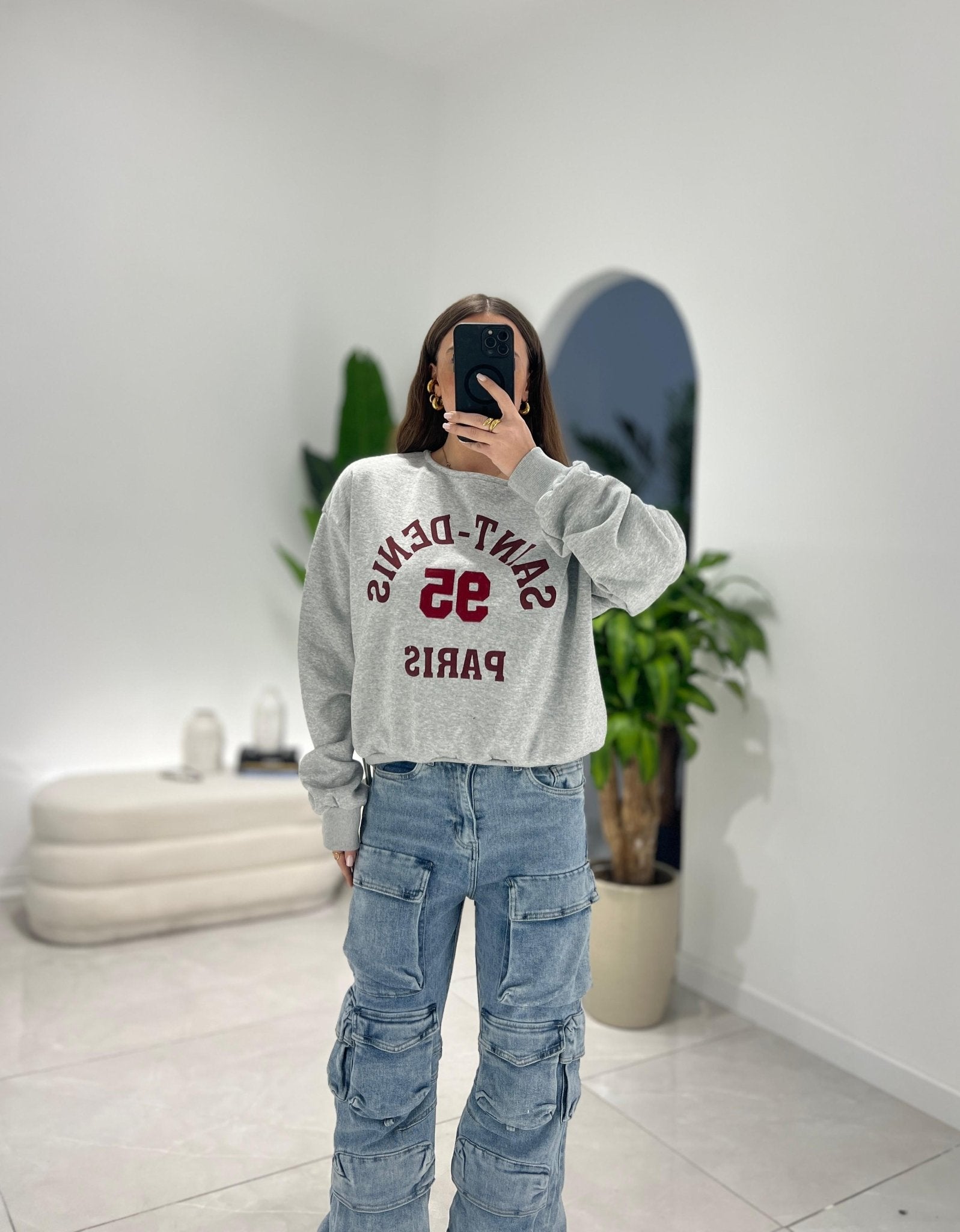 Felpa Jessy 61891 (grigio) - Frida Shop