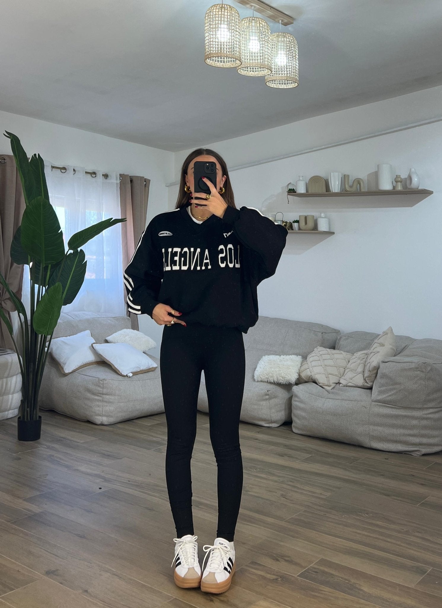 Felpa OldSchool 60853(nero) - Frida Shop