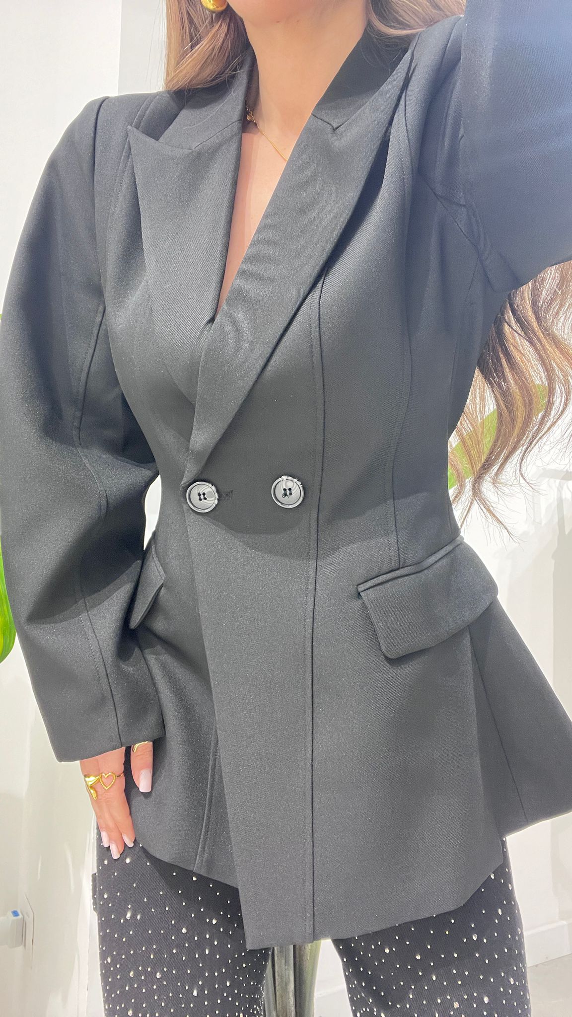 Giacca Clarissa 7161 (nero) - Frida Shop