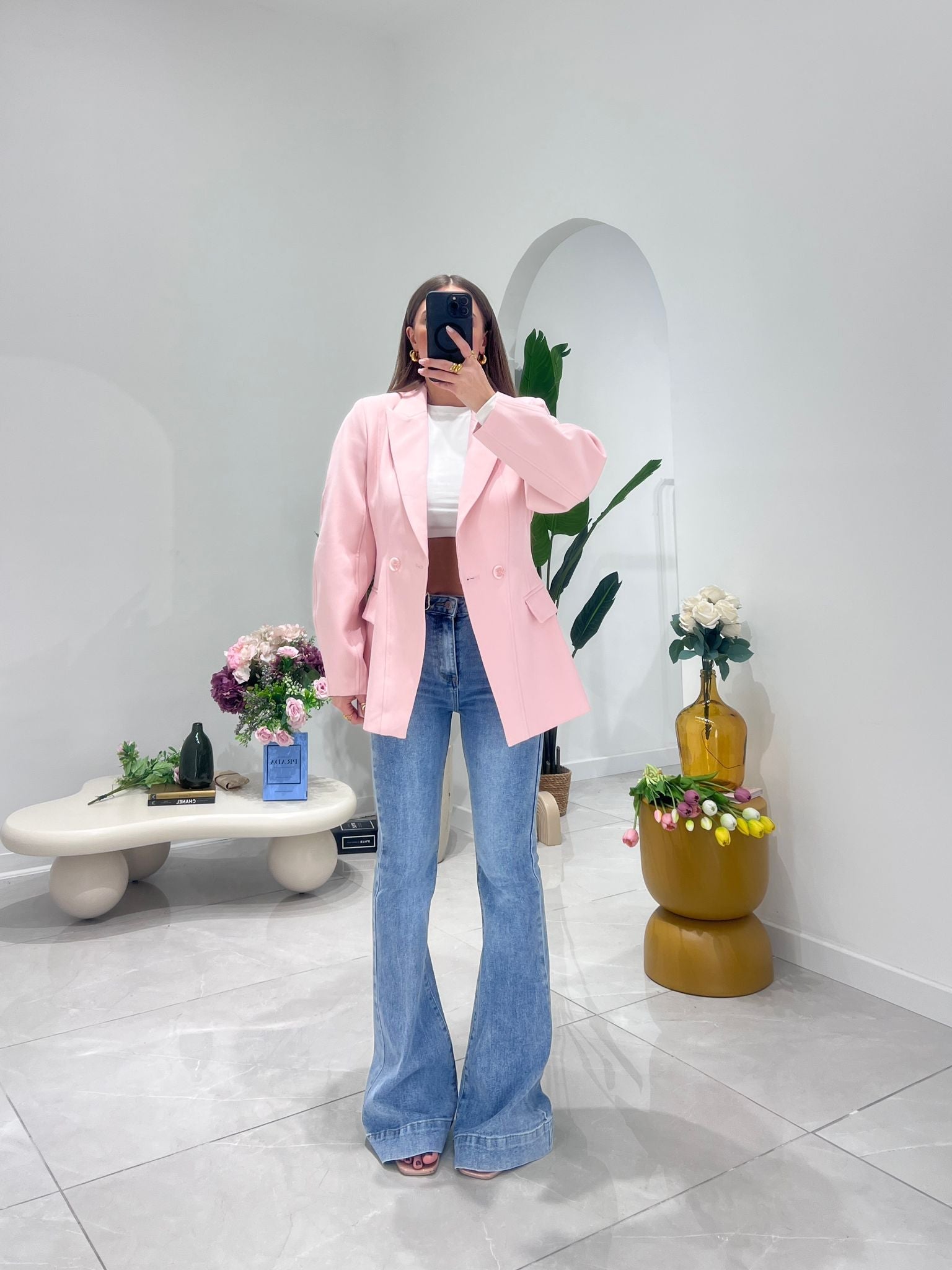 Giacca Clarissa 7161 (rosa) - Frida Shop