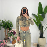 Giubbino Lucya 3587 - DENIM - Frida Shop