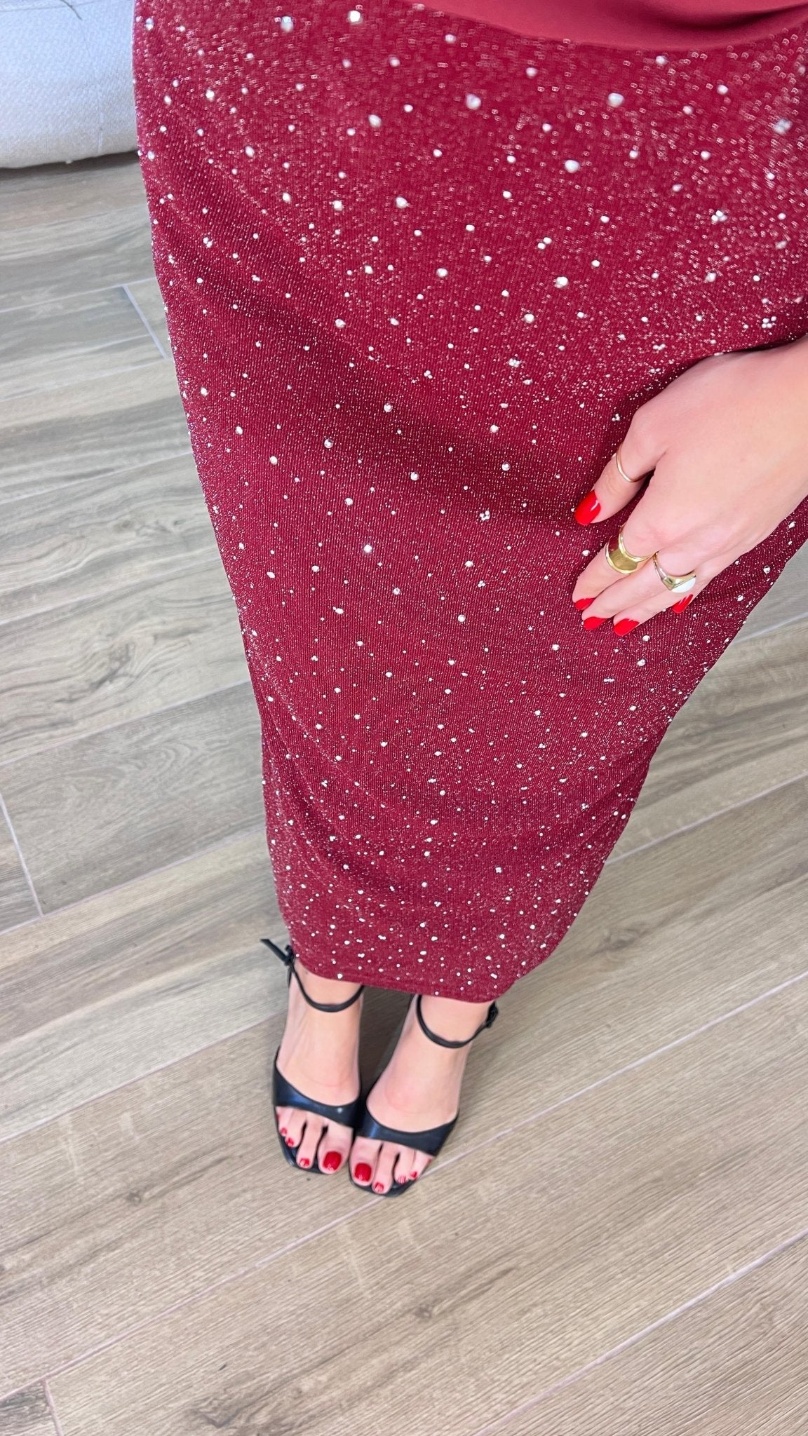 Gonna Amanda 15610 (bordeaux) - Frida Shop