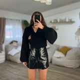 Gonna/shorts Chavi 7076 (nero) - Frida Shop