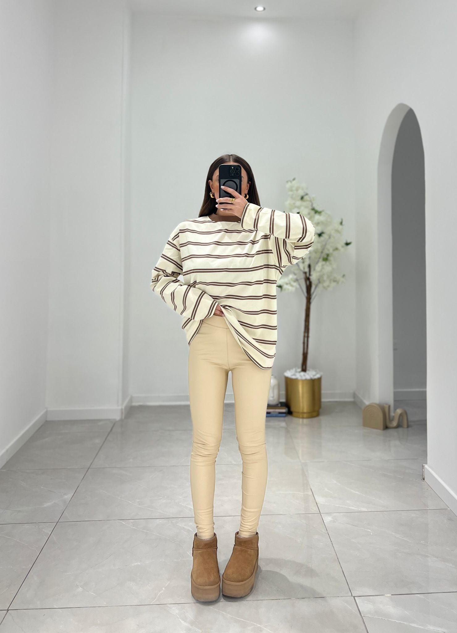 Leggings Victory 57496 - 3 (Beige) - Frida Shop