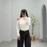 Maglia Lucy 23332 (panna) - Frida Shop