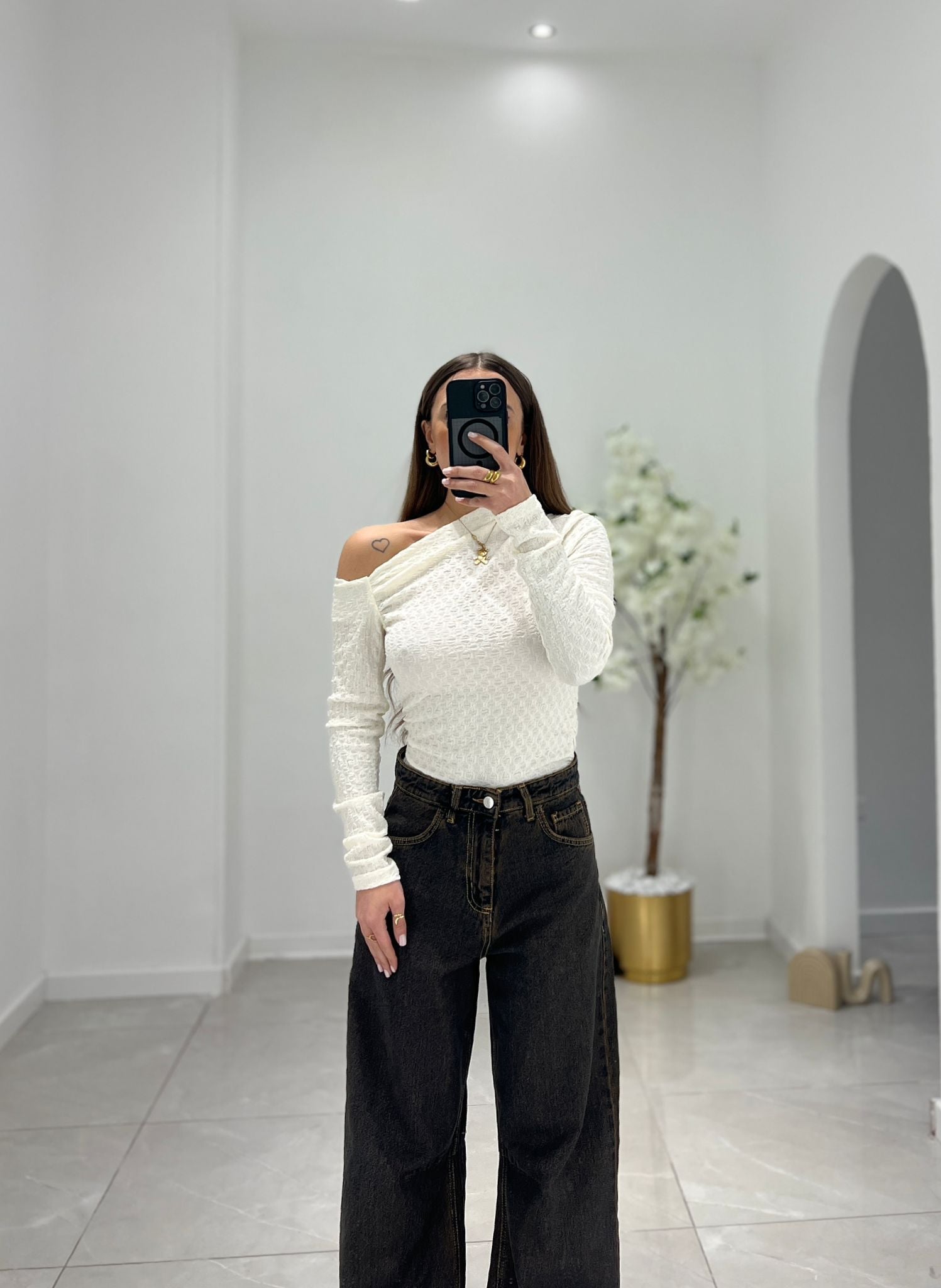 Maglia Lucy 23332 (panna) - Frida Shop