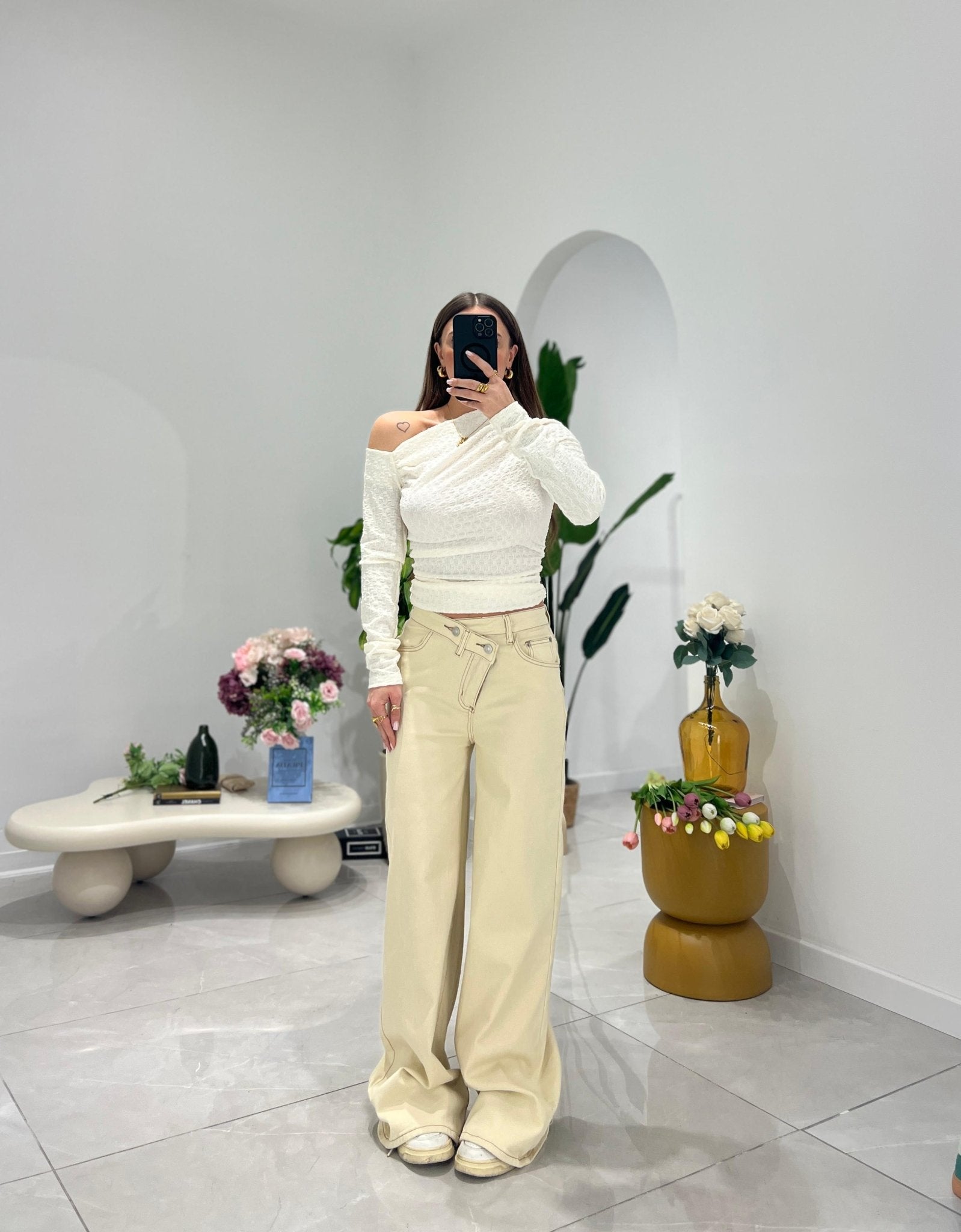 Maglia Lucy 23332 (panna) - Frida Shop