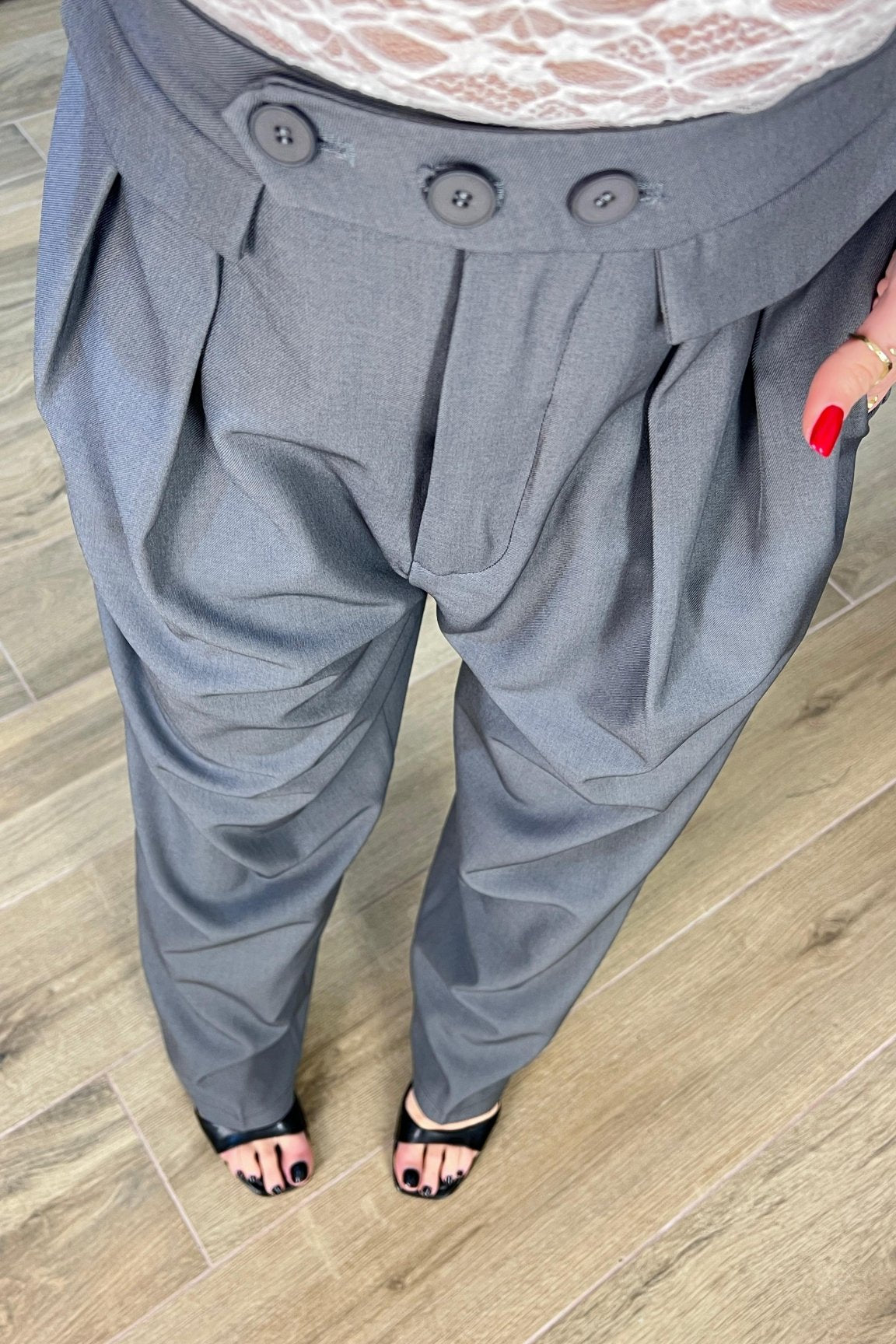 Pantalone Isabel 7329 (grigio) - Frida Shop