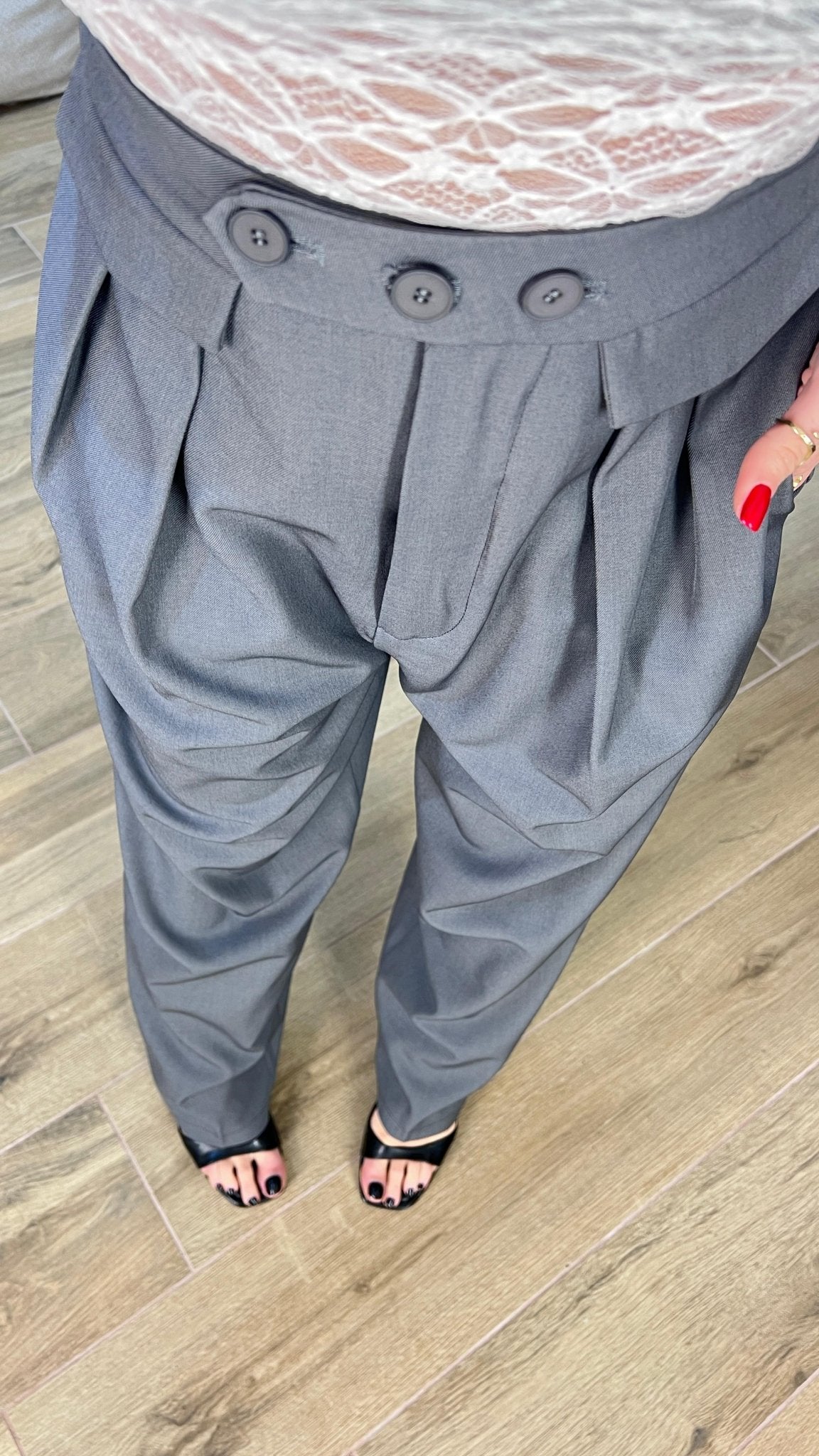 Pantalone Isabel 7329 (grigio) - Frida Shop