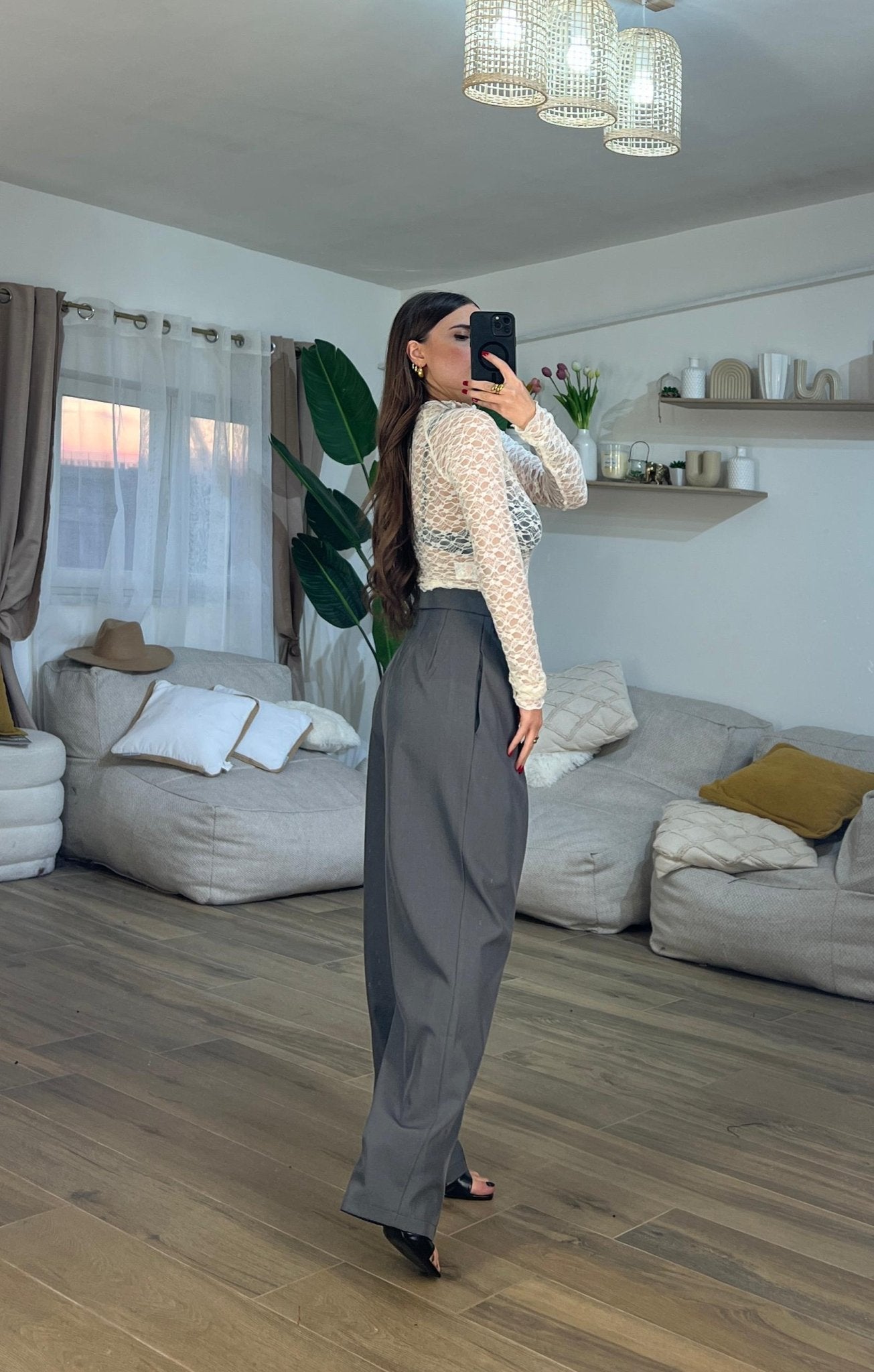Pantalone Isabel 7329 (grigio) - Frida Shop