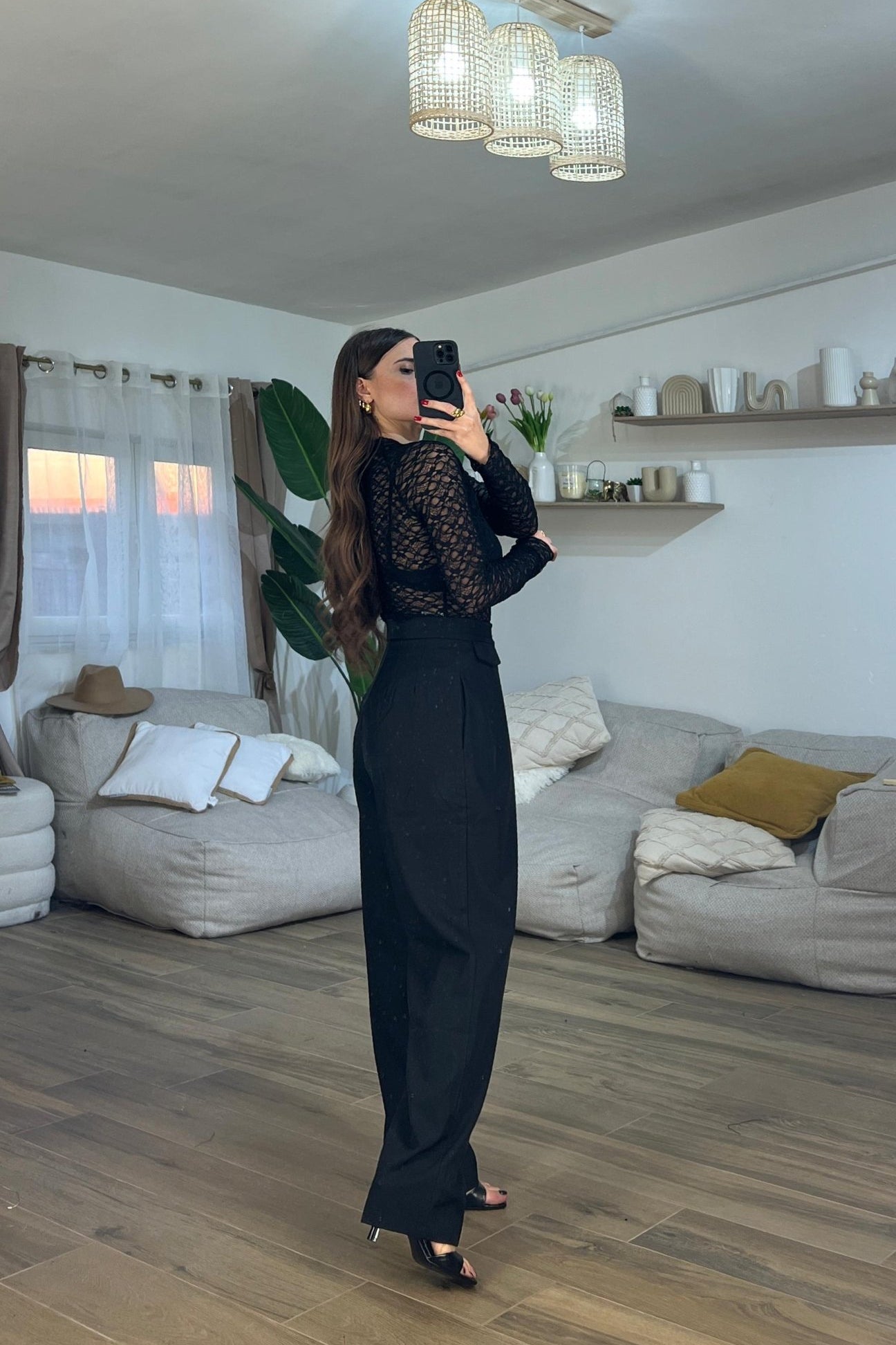 Pantalone Isabel 7329 (nero) - Frida Shop