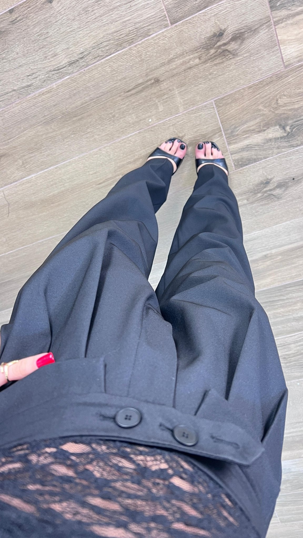 Pantalone Isabel 7329 (nero) - Frida Shop