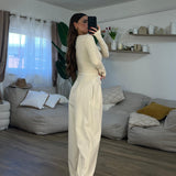 Pantalone Isabel 7329 (panna) - Frida Shop