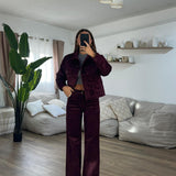 Pantalone Kate 28244 - 59(wine) - Frida Shop