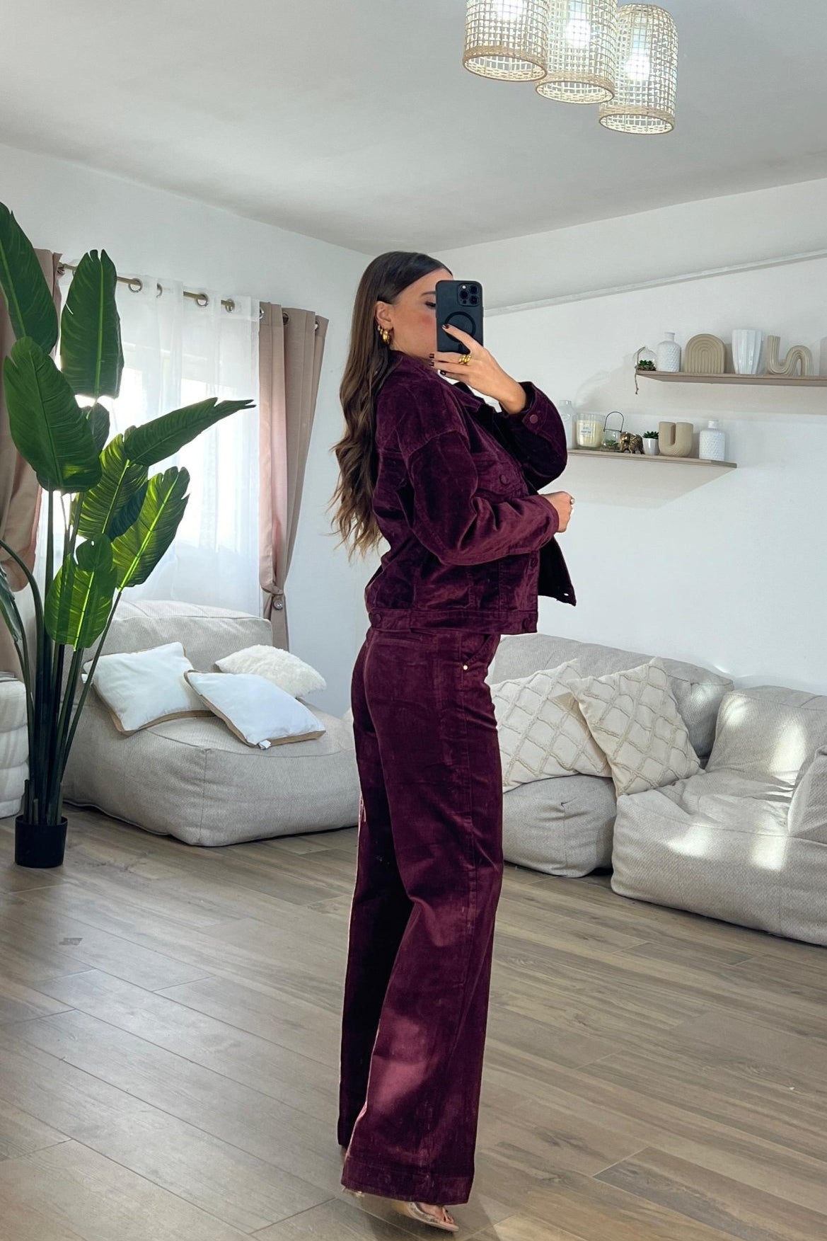 Pantalone Kate 28244 - 59(wine) - Frida Shop