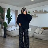 Pantalone Luxury 125361 (nero) - Frida Shop